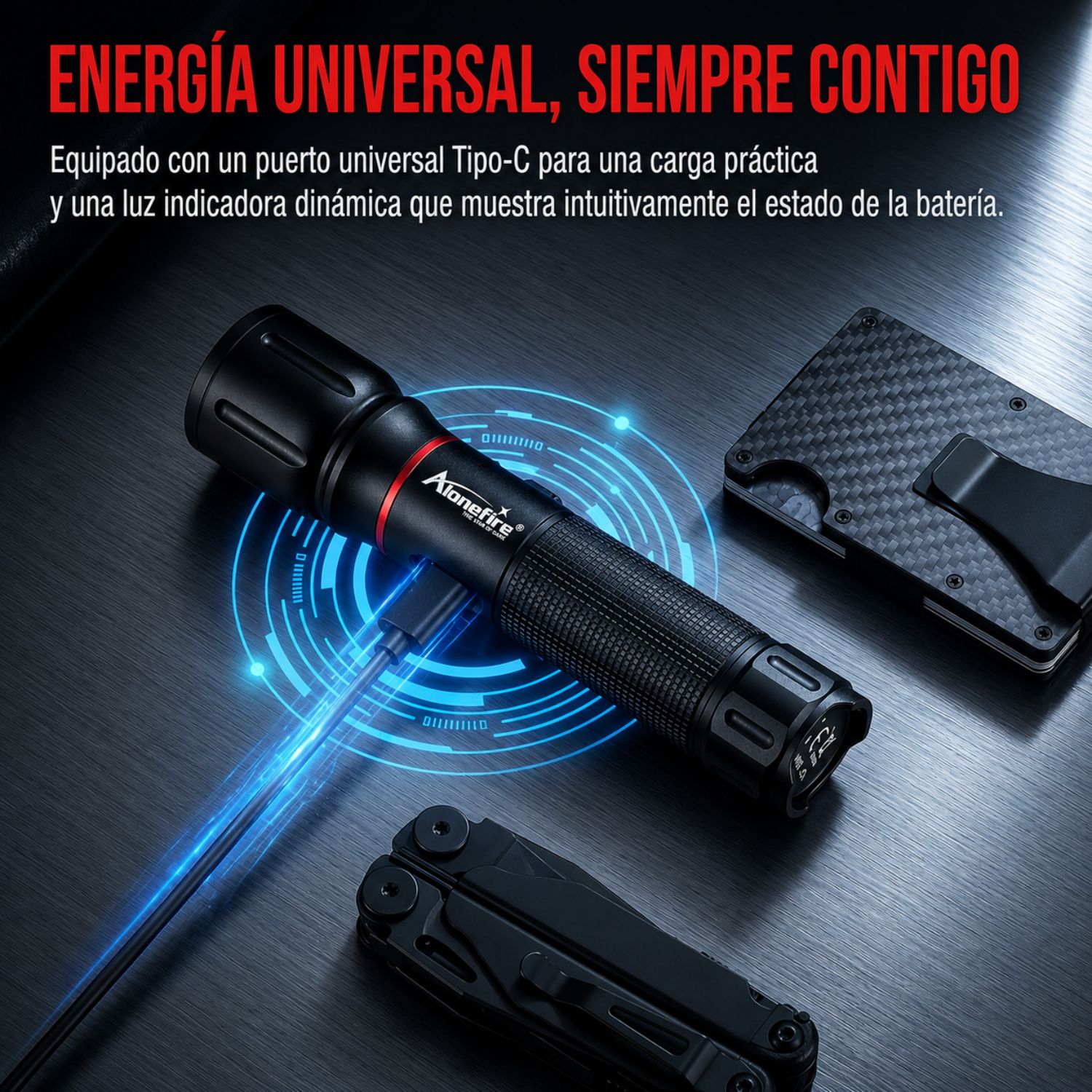 LINTERNA UV PROFESIONAL 365NM RECARGABLE 10W CON ZOOM PARA DETECTAR BILLETES MANCHAS Y FLUIDOS - 8