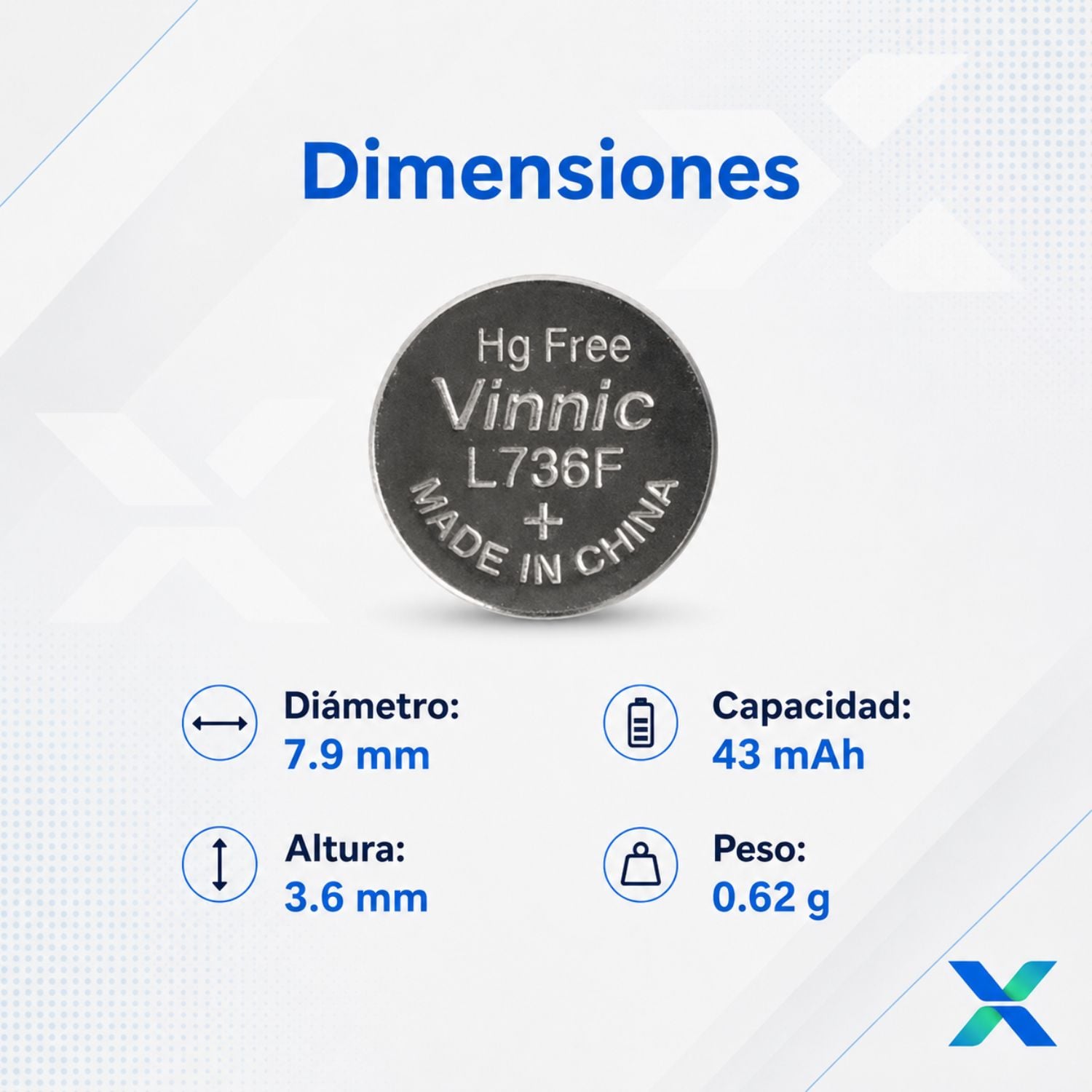 PACK DE 10 PILAS LR41 1.5V PARA RELOJ TERMÓMETRO CALCULADORA Y JUGUETES - 2