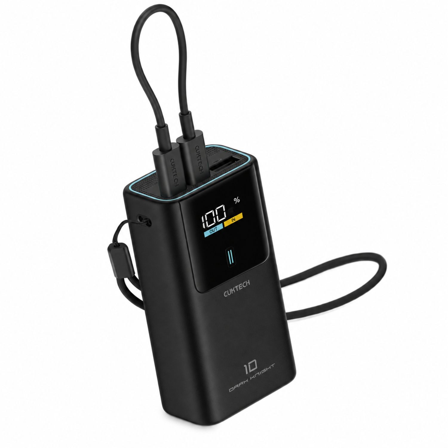 POWER BANK COMPACTO 10000MAH 55W CON PANTALLA DIGITAL Y 3 PUERTOS - 2