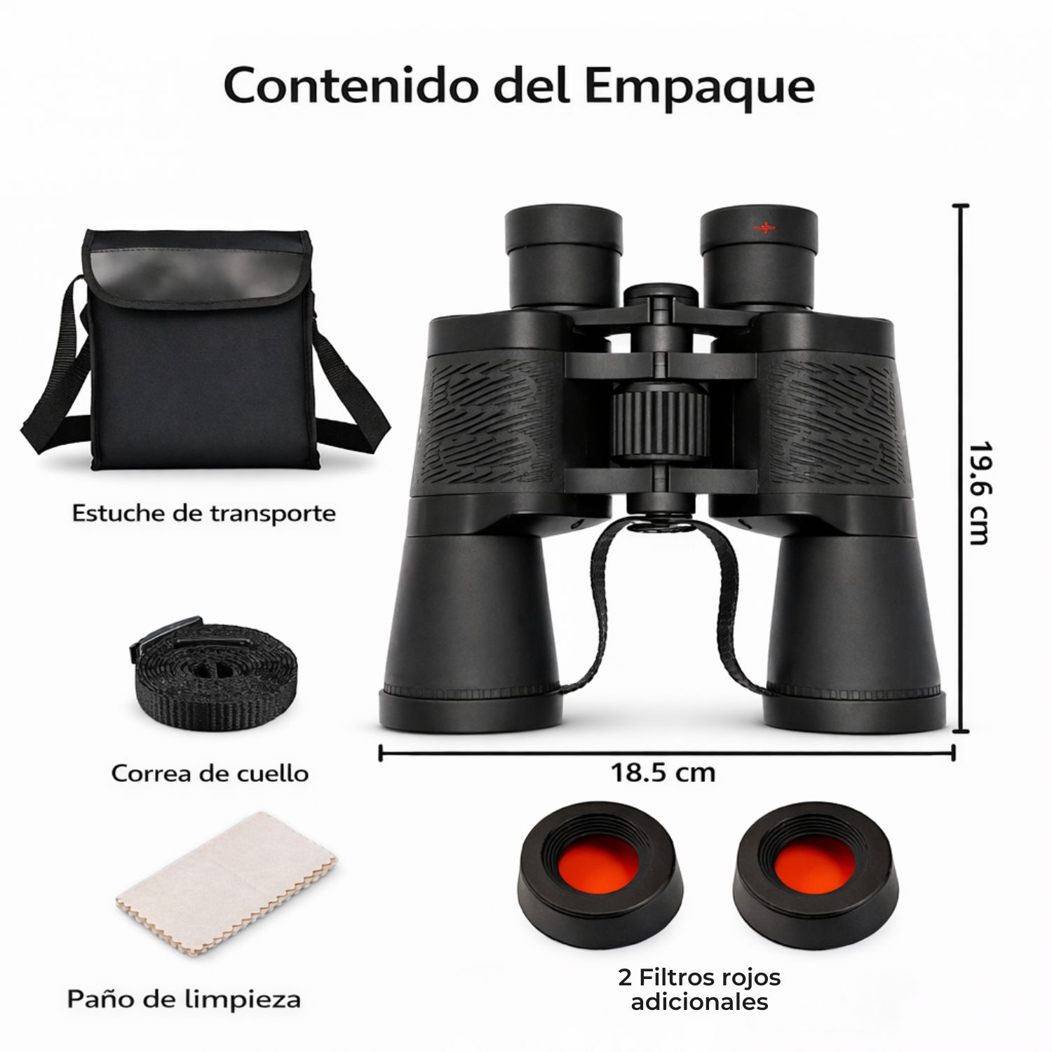 BINOCULARES POTENTES 50X50 PARA OBSERVACIÓN DE NATURALEZA Y DEPORTES - 6