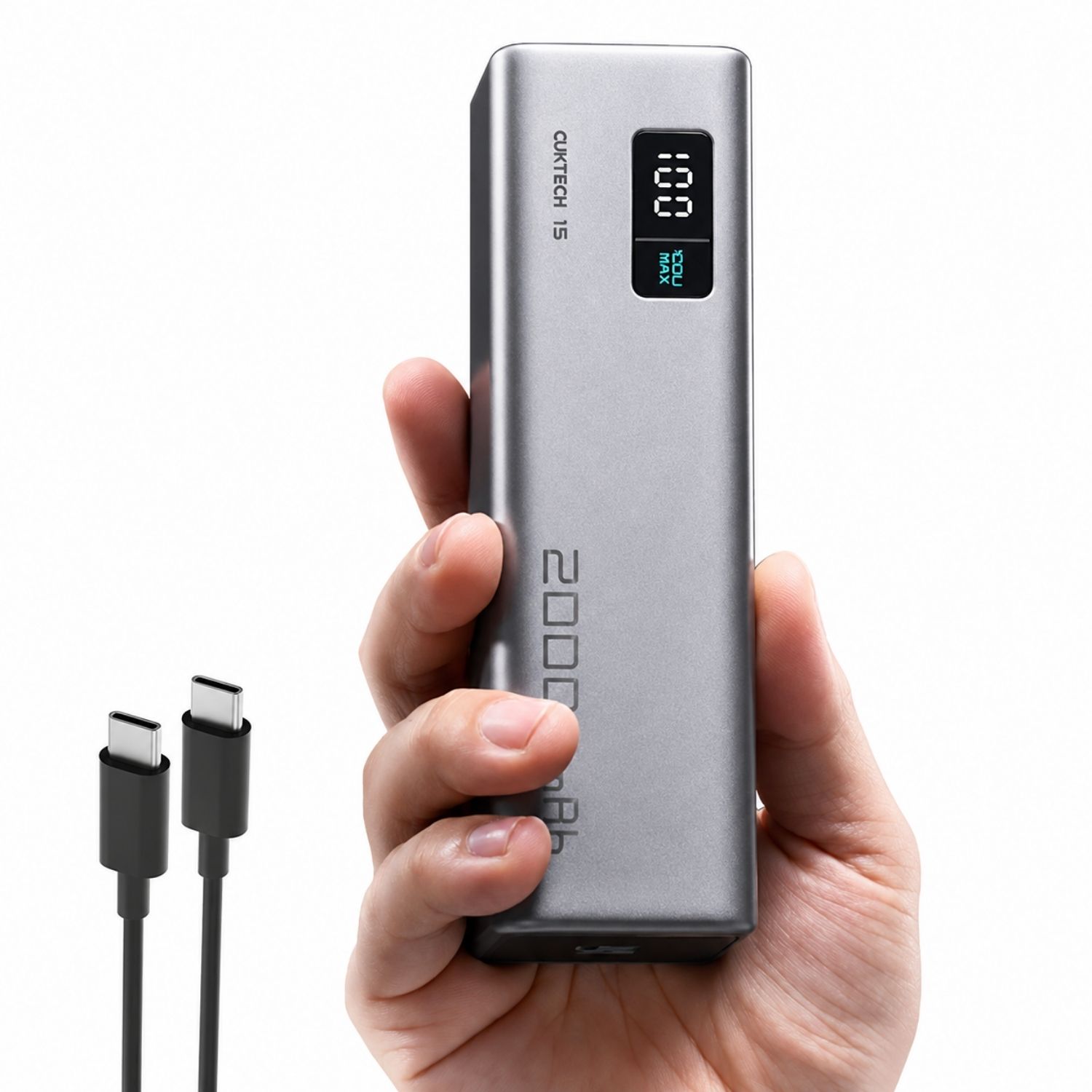 POWER BANK CUKTECH 15 SE PB200 20000MAH 85W PANTALLA LED CARGA RAPIDA - 1