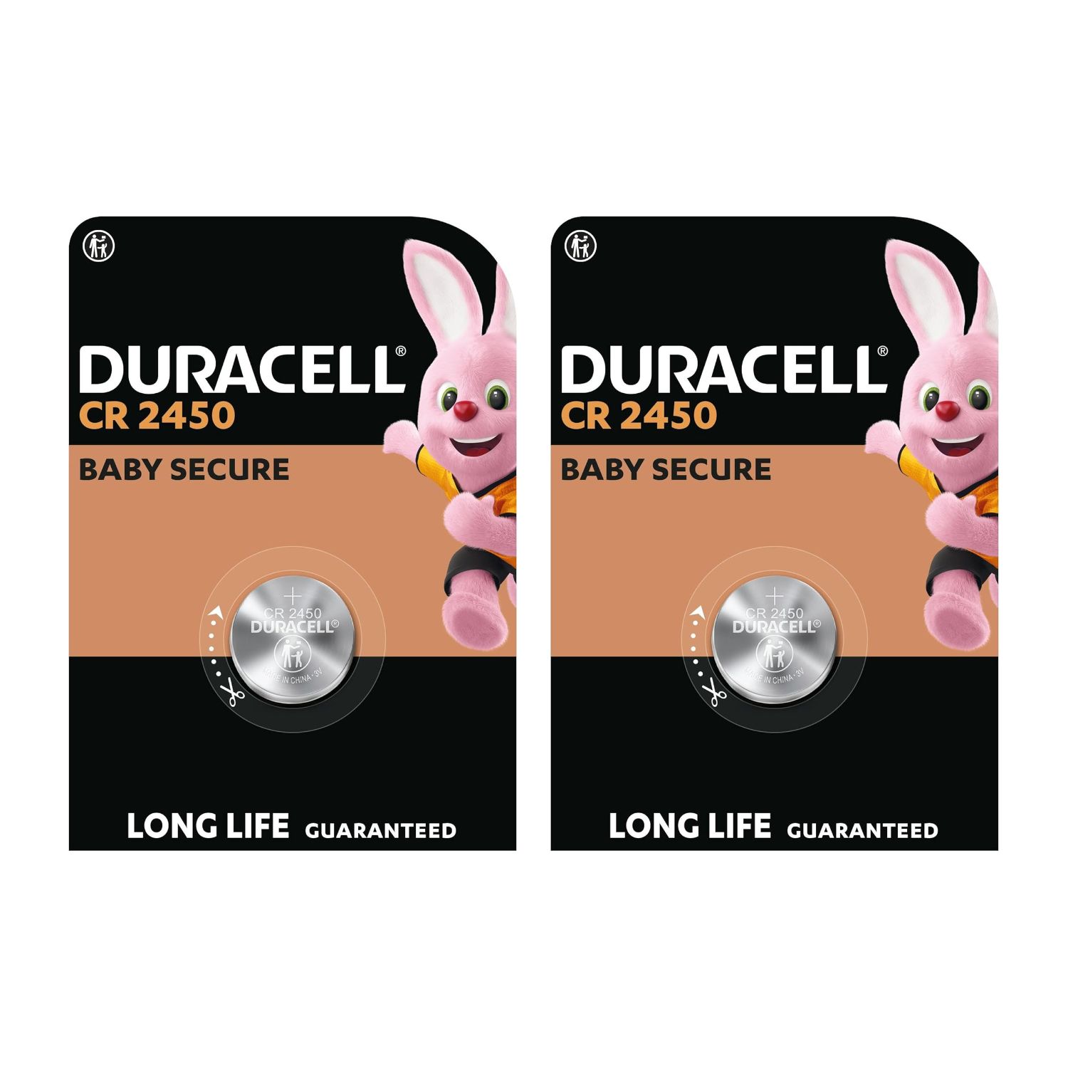 PILAS BOTON CR2450 LITIO 3V DURACELL PACK X2 - 1