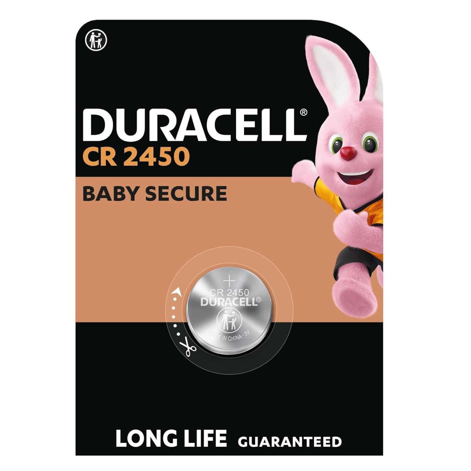 BATERÍA DURACELL CR2450 3V LITIO PARA CONTROL Y SENSORES - 1