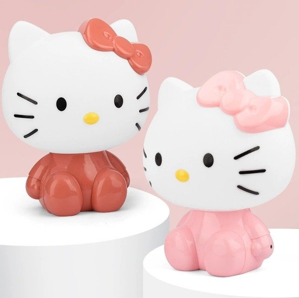 LAMPARA ROSADO BEBE HELLO KITTY - 1