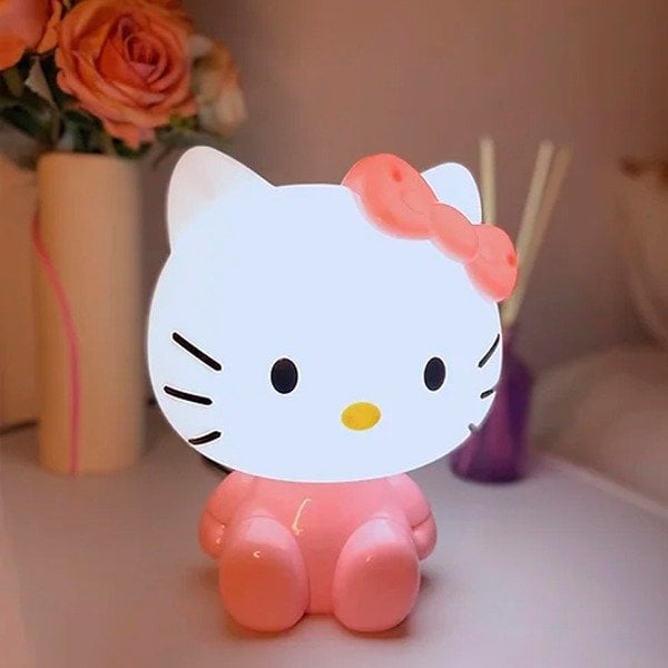 LAMPARA ROSADO BEBE HELLO KITTY - 2