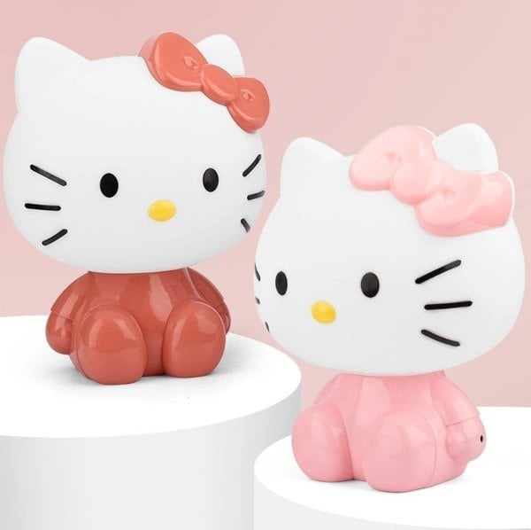 LAMPARA ROSADO BEBE HELLO KITTY - 3