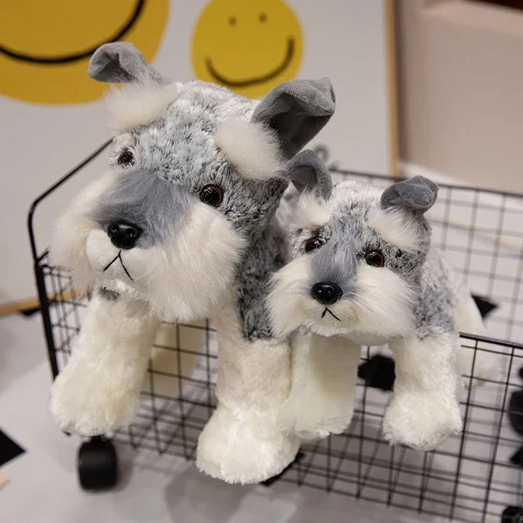 PELUCHE PERRO SCHNAUZER (GRANDE) - 2