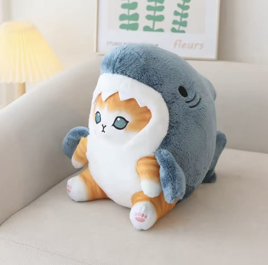 PELUCHE GATO TIBURÓN - 1