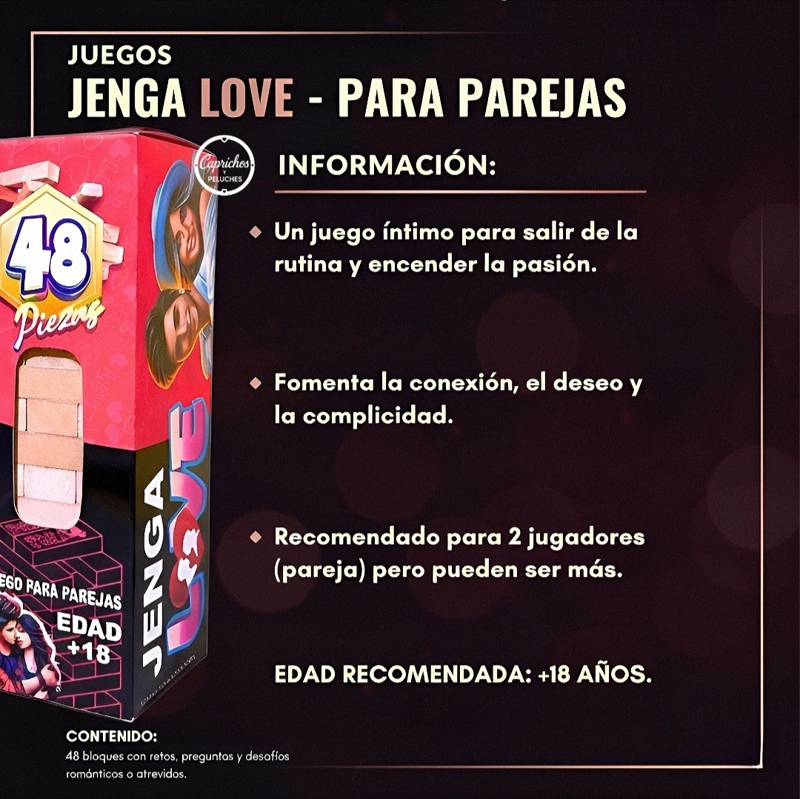 JENGA PARA PAREJA - JENGA PARA ADULTOS - JENGA LOVE - 2