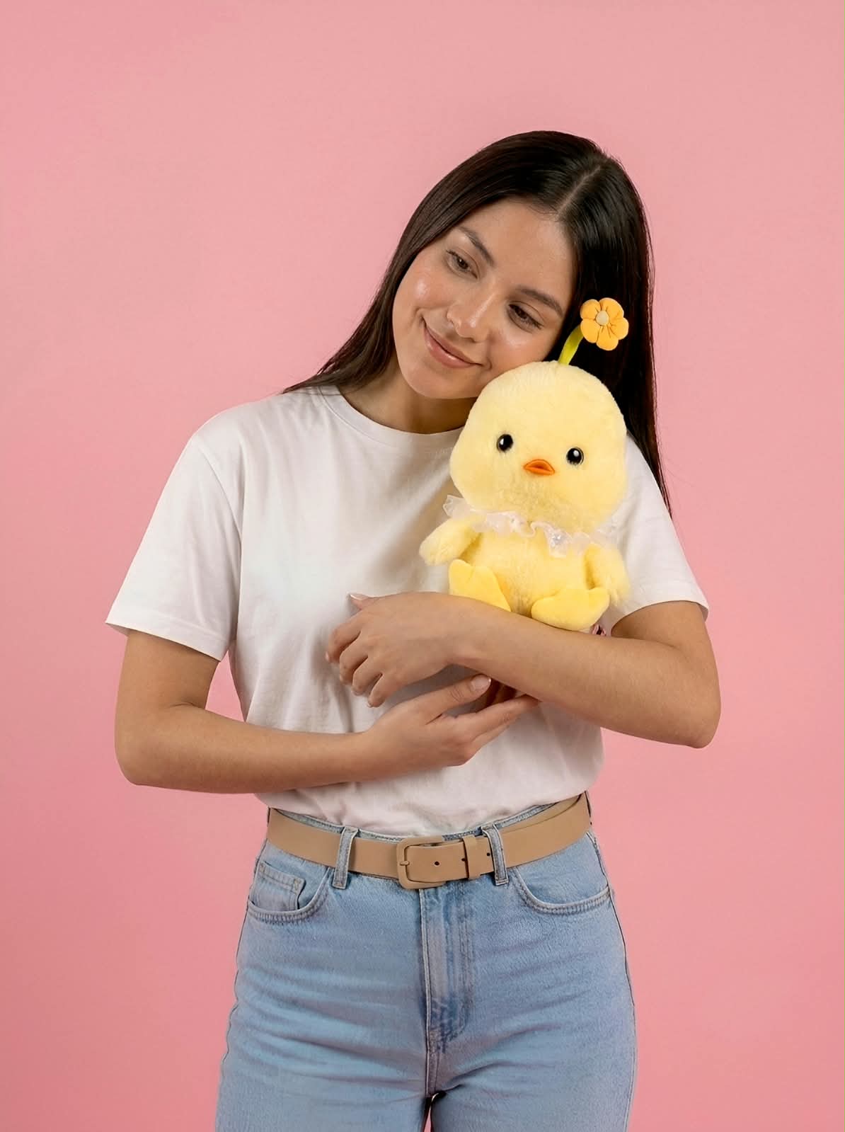 PELUCHE POLLITO FLOR - 1