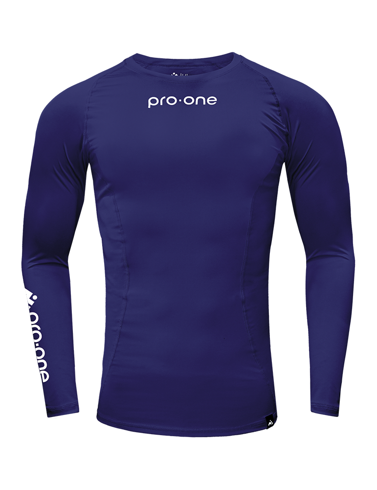 POLO PRO-ONE AZUL MARINO LICRA COMPRESSOR - 1