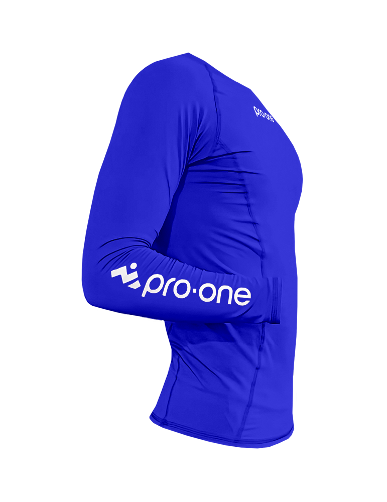 POLO UNISEX PRO-ONE AZULINO LICRA COMPRESSOR - 2