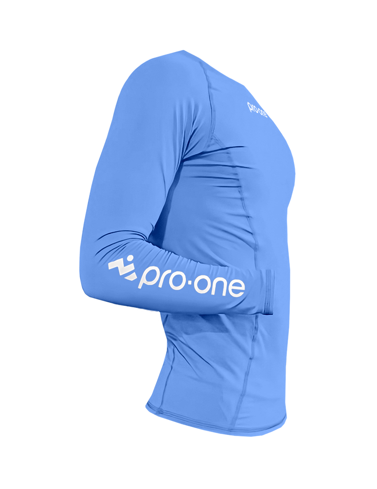 POLO UNISEX PRO-ONE CELESTE LICRA COMPRESSOR CRISTAL - 2