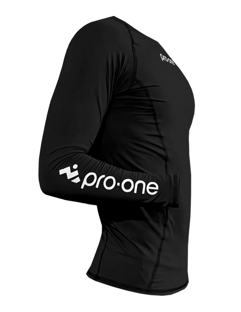POLO LICRA UNISEX PRO-ONE NEGRO COMPRESSOR - 2