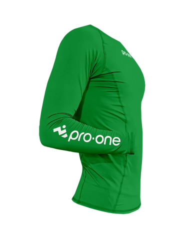 POLO LICRA UNISEX PRO-ONE VERDE COMPRESSOR - 2