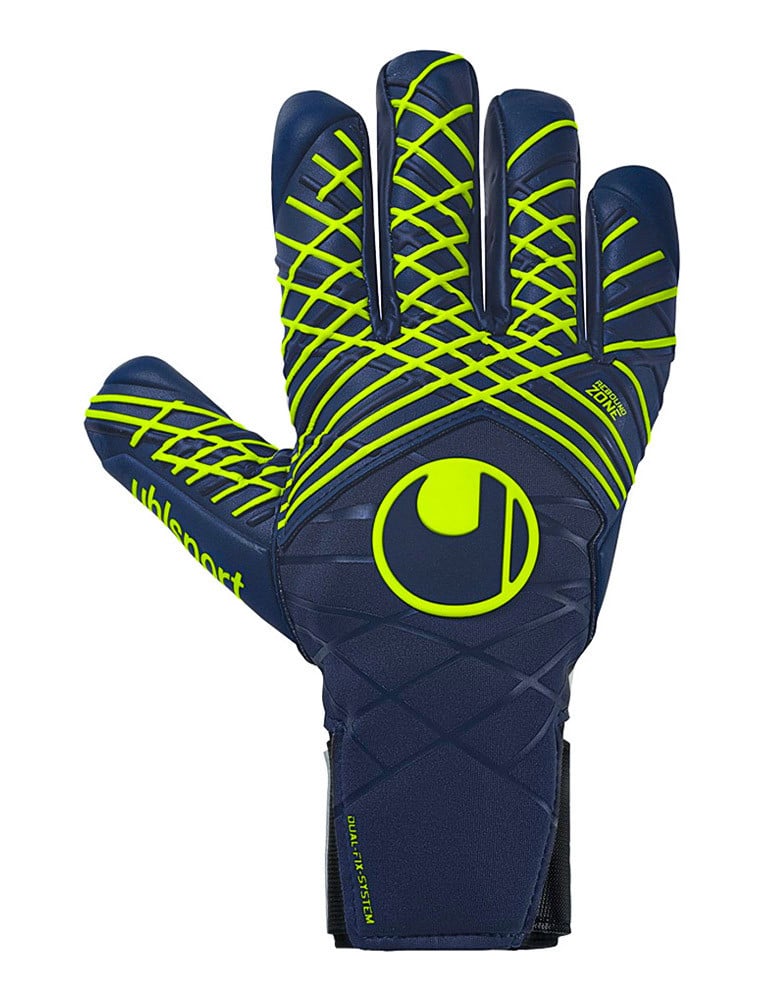 GUANTES UHLSPORT PREDICTION ABSOLUTGRIP HN NAVY WHITE FLUO YELLOW - 1