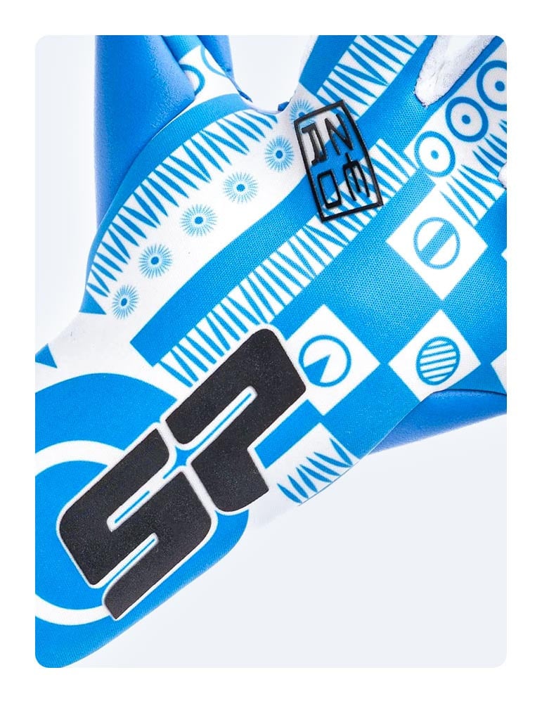 GUANTES SP FUTBOL ZERO PRO AQUALOVE SP FÚTBOL BLUE WHITE - 4