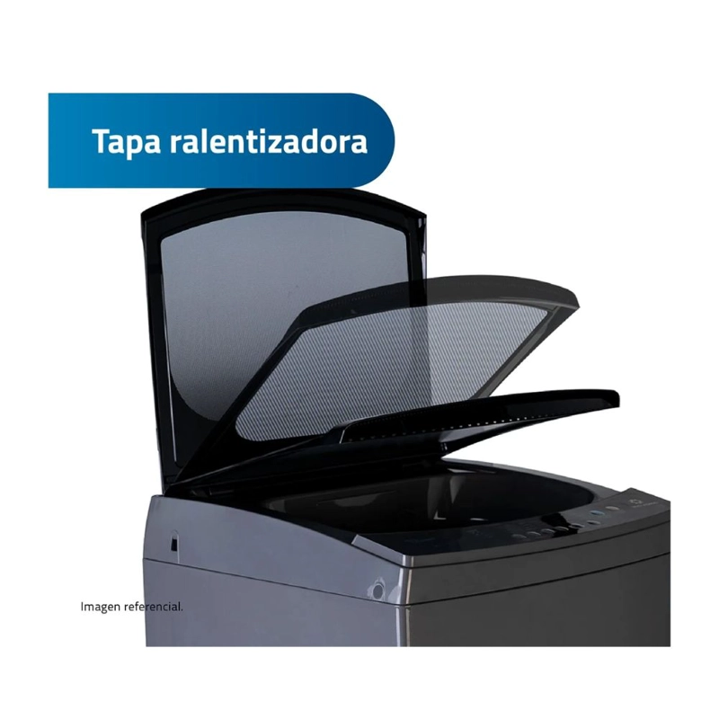 LAVADORA 13 KG INDURAMA CARGA SUPERIOR LRI-13DGR GRIS - 6