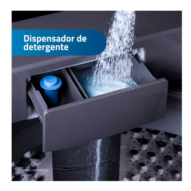 LAVADORA 13 KG INDURAMA CARGA SUPERIOR LRI-13DGR GRIS - 7