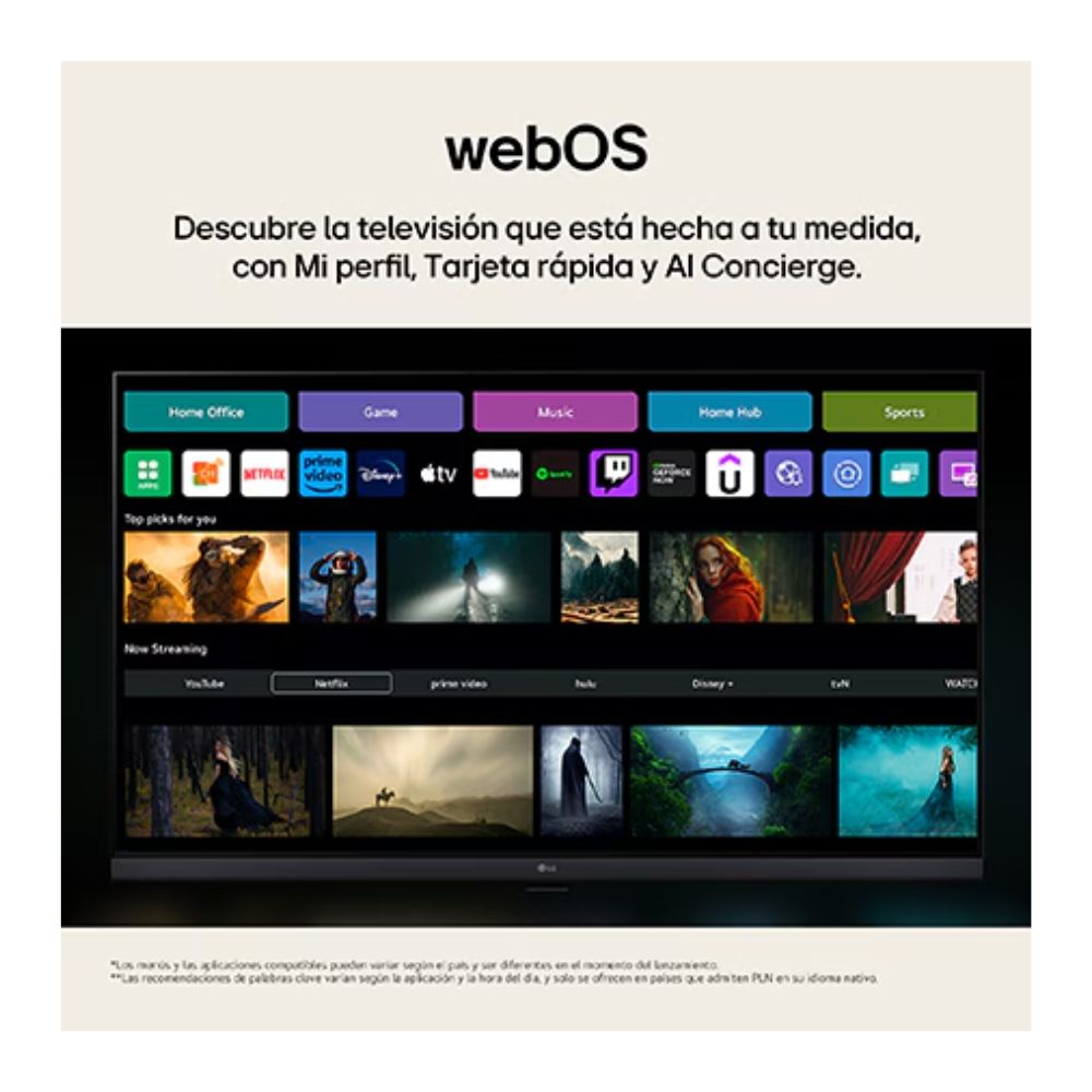 TELEVISOR 32 HD LG SMART TV 32LR600BPSC THINQ AI - 6