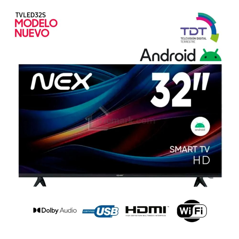 TELEVISOR NEX 32 HD SMART TV TVLED32S - 1