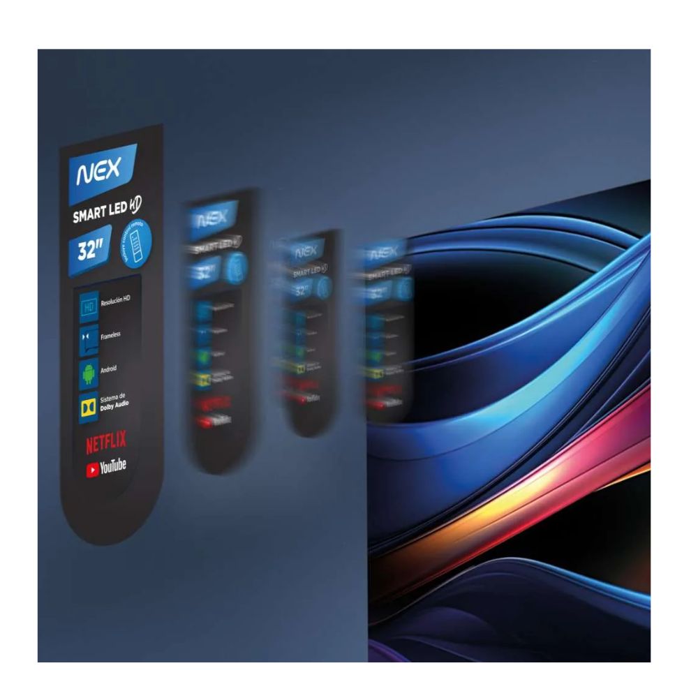 TELEVISOR NEX 32 HD SMART TV TVLED32S - 4