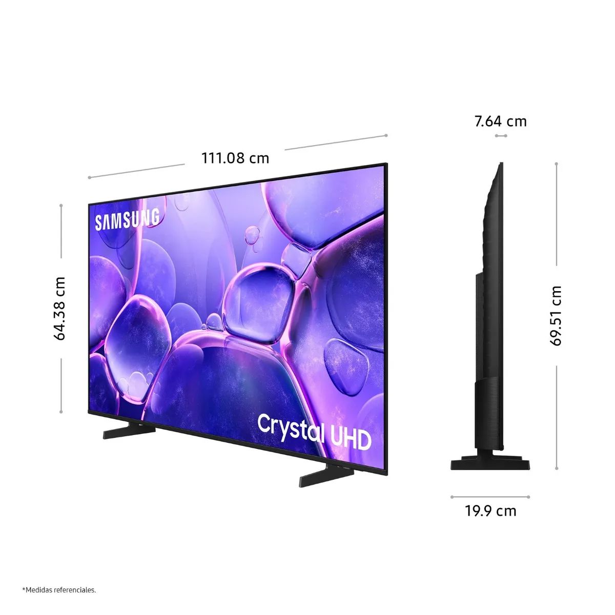TELEVISOR SAMSUNG 50'' CRYSTAL UHD 4K UN50U8000FGXPE 2025 + ANT - 2