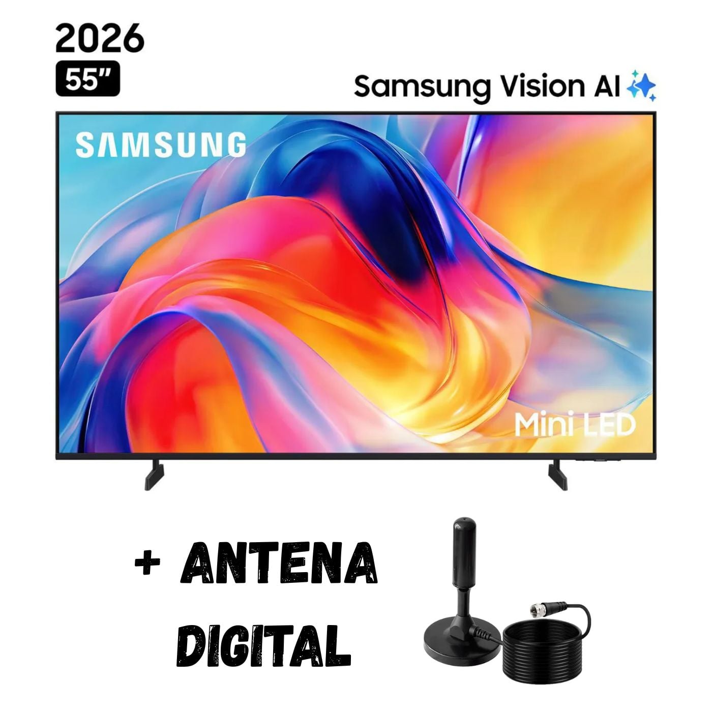 TELEVISOR SMART TV SAMSUNG 55'' MINILED UHD 4K UN55M70HAGXPE 2026 - ANT DIGITAL - 1