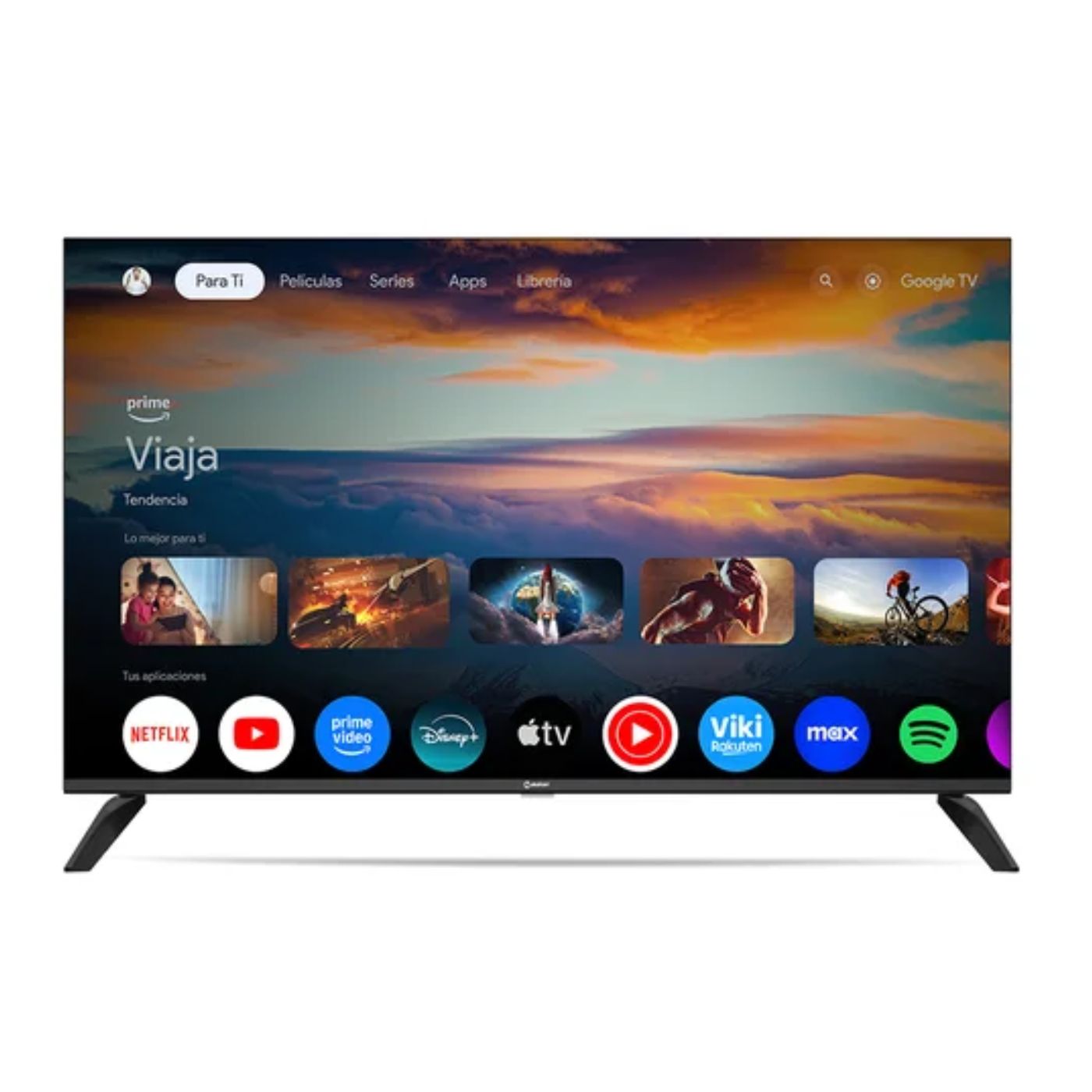 TELEVISOR SMART 32'' HD GOOGLETV MS32-E2000GBT NEGRO - 5