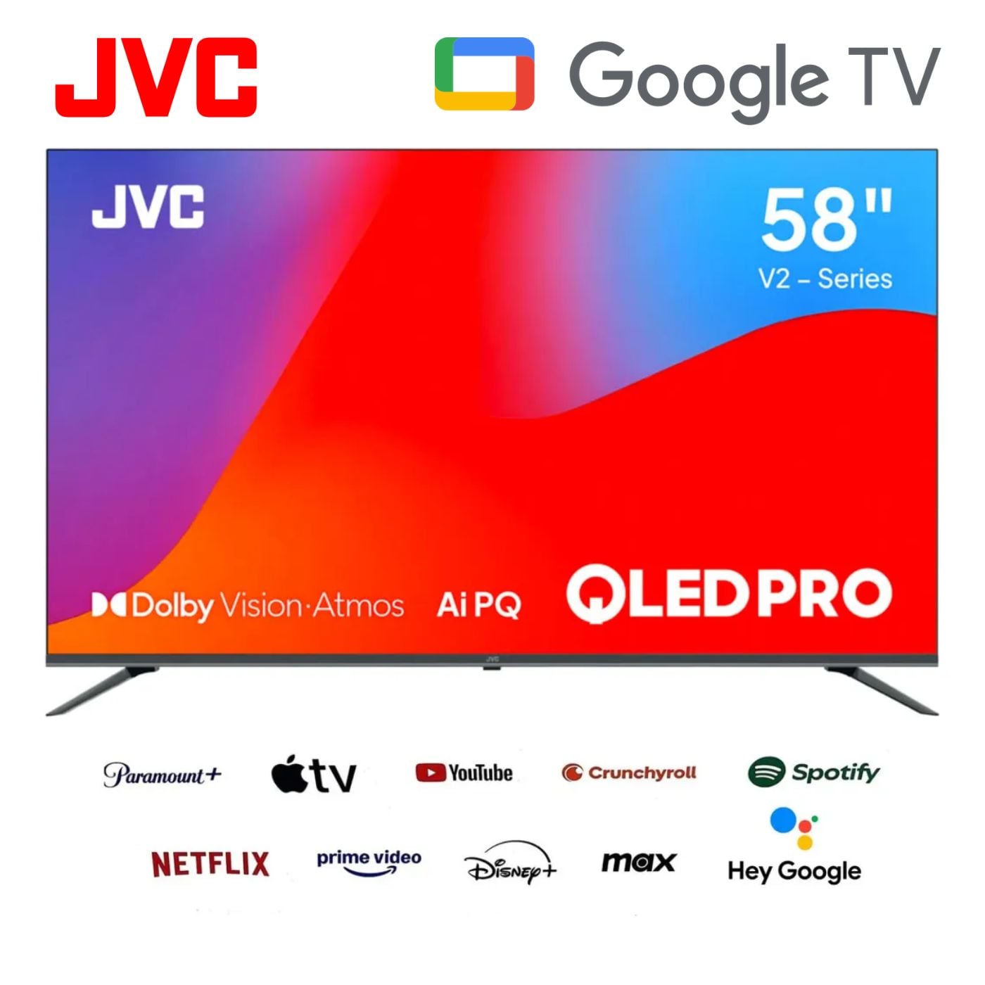 TELEVISOR SMART TV JVC 58'' UHD 4K QLED LT-58KM858 GOOGLETV 2025 - 1