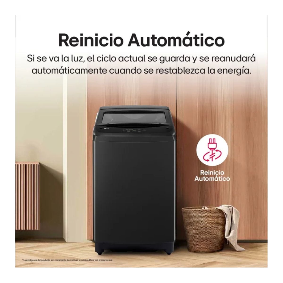 LAVADORA LG CARGA SUPERIOR 13KG WT13OBVTB ONYX NEGRO - 5