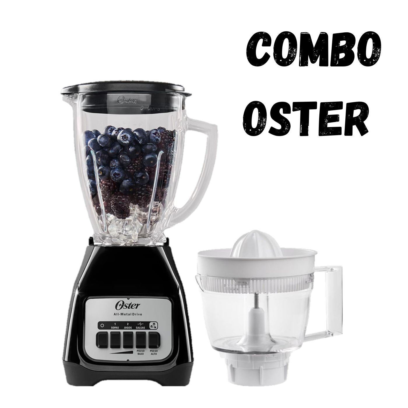LICUADORA OSTER BLSTKAG-BPB Y ACCESORIO EXPRIMIDOR PORTATIL OSTER BLSTCJ-W00-011 - 1
