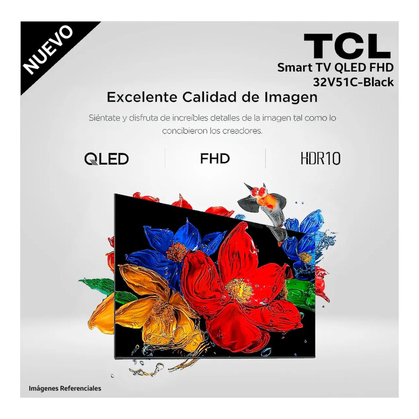 TELEVISOR SMART TV 32'' TCL QLED FHD GOOGLETV 32V51C 2025 - 5