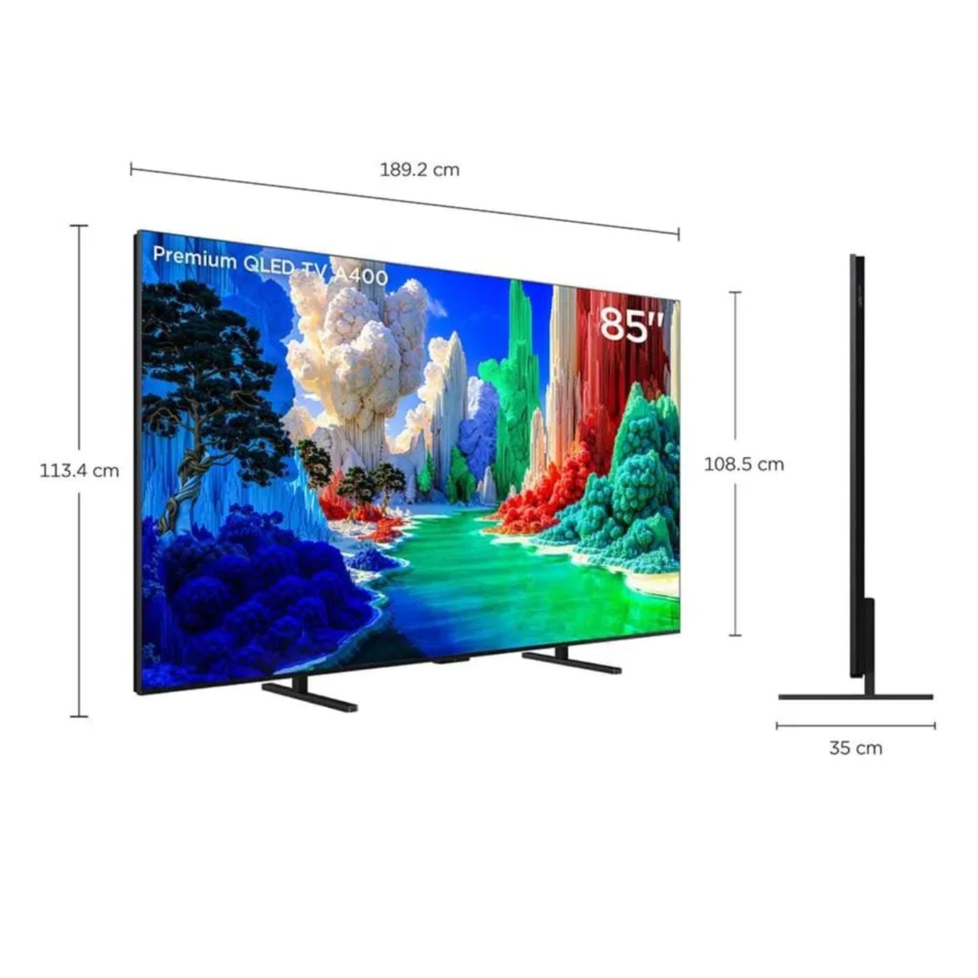 TELEVISOR SMART TV TCL 85'' PREMIUM QLED UHD 4K 85A400 GOOGLETV - 3