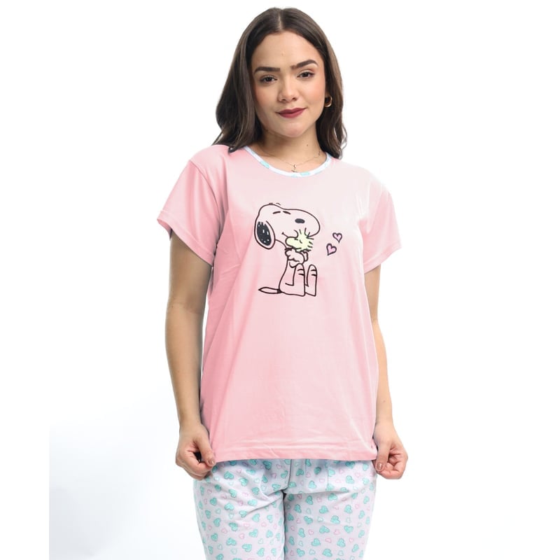 PIJAMA MUJER AD003D PANT+POLO KAMI SUEÑOS - 1