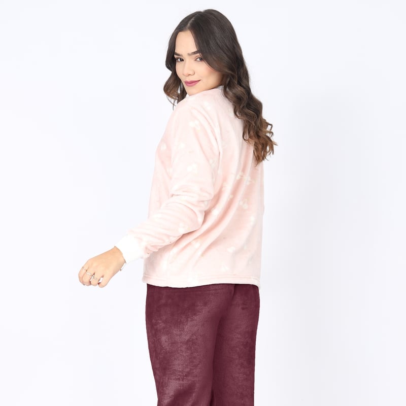 CONJUNTO FELPA MUJER FD001A PANTALÓN POLERA KAMI SUEÑOS - 1