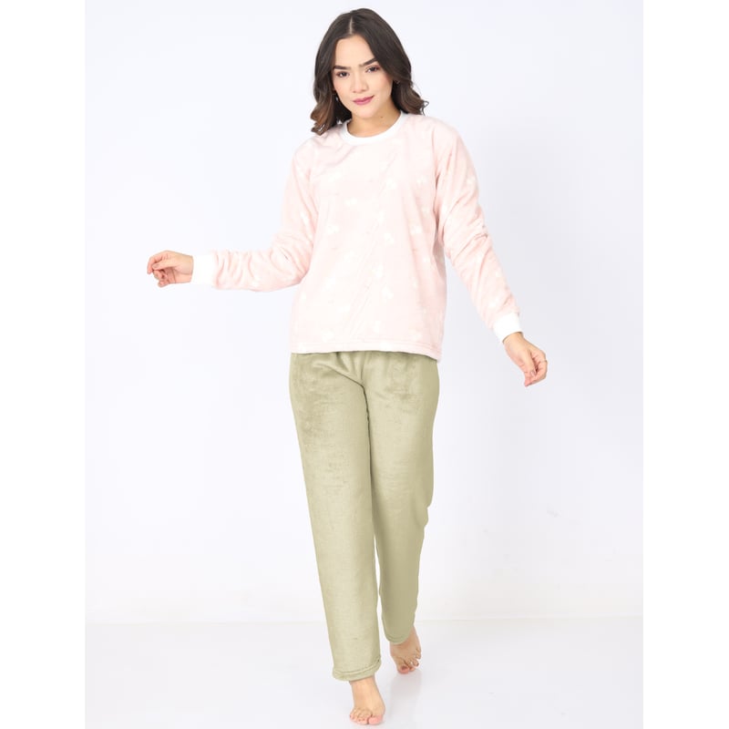 CONJUNTO FELPA MUJER FD001A PANTALÓN POLERA KAMI SUEÑOS - 3