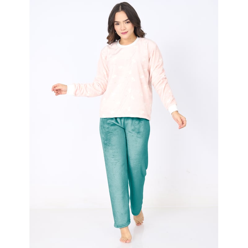 CONJUNTO FELPA MUJER FD001A PANTALÓN POLERA KAMI SUEÑOS - 3