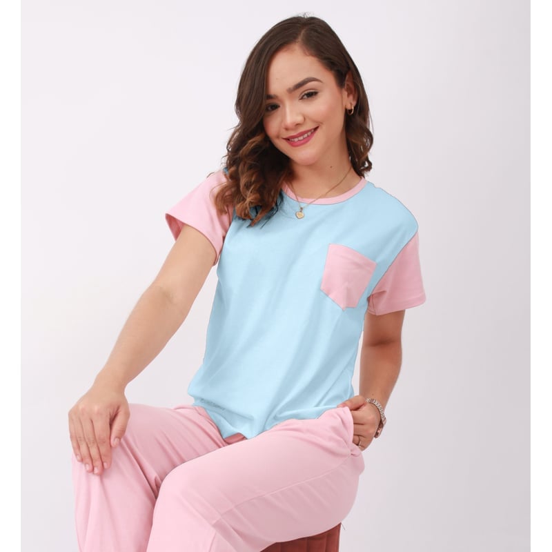 CONJUNTO MUJER PD002H PANTALON POLO PIMA KAMI SUEÑOS - 1