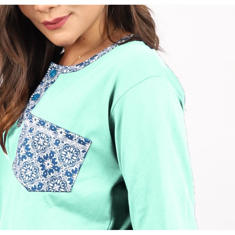 CONJUNTO MUJER PD003A PANTALÓN POLERA KAMI SUEÑOS - 2