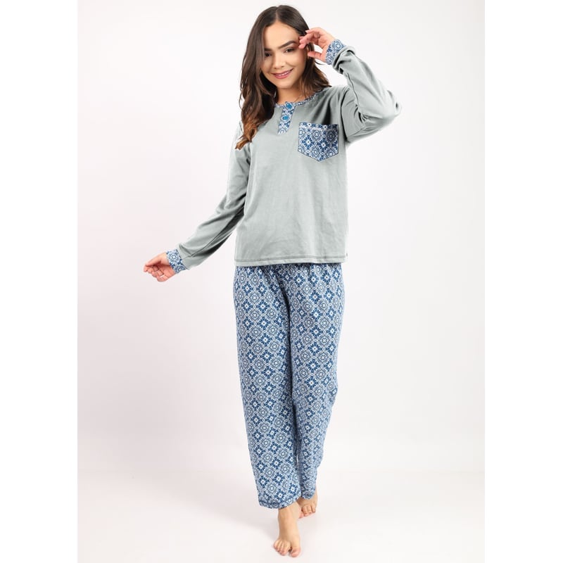CONJUNTO MUJER PD003A PANTALÓN POLERA KAMI SUEÑOS - 4