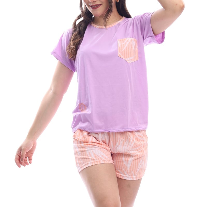 PIJAMA MUJER AD001A SHORT+POLO KAMI SUEÑOS - 3