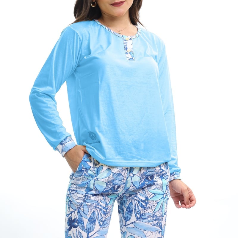 PIJAMA MUJER AD004A PANT+POLERA KAMI SUEÑOS - 2