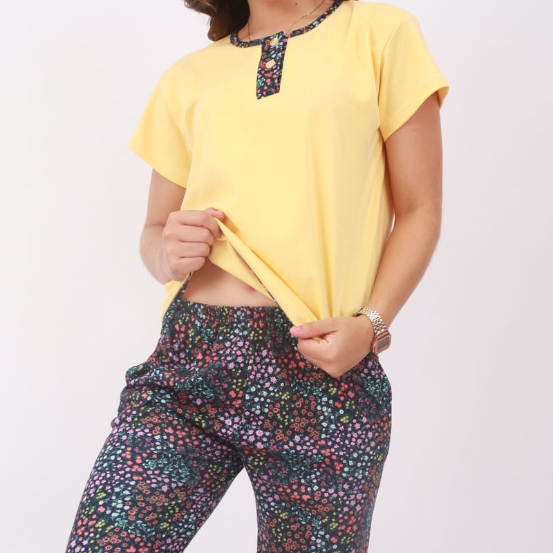 PIJAMA MUJER PD002A PANT+POLO KAMI SUEÑOS - 3