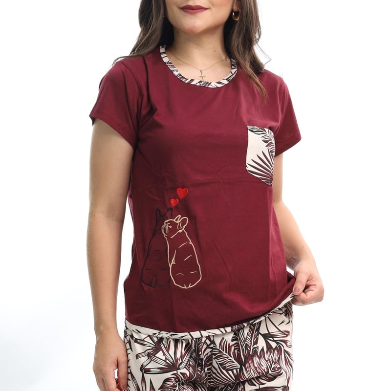 PIJAMA MUJER AD003C PANT+POLO KAMI SUEÑOS - 2