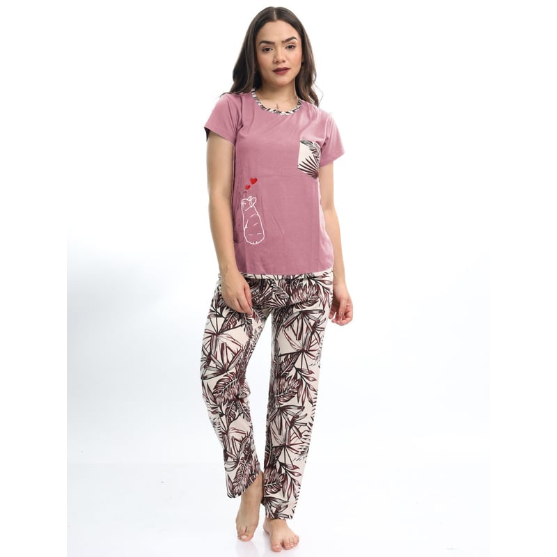 PIJAMA MUJER AD003C PANT+POLO KAMI SUEÑOS - 2