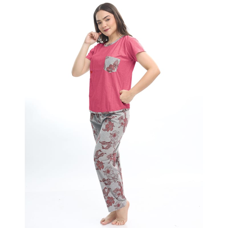 PIJAMA MUJER AD003B PANT+POLO KAMI SUEÑOS - 2