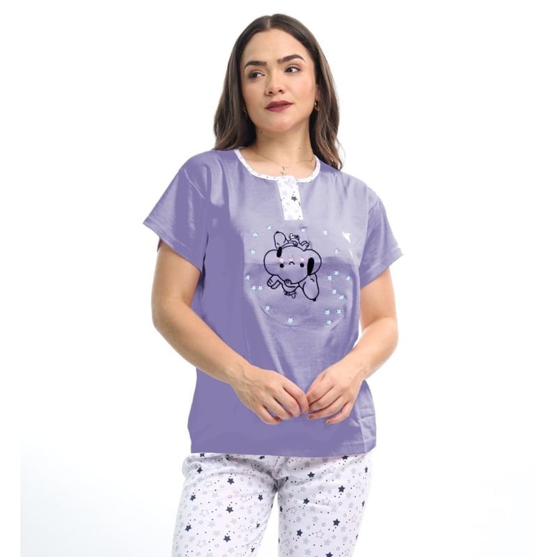 CONJUNTO MUJER PD002I PANTALON POLO PIMA KAMI SUEÑOS - 1
