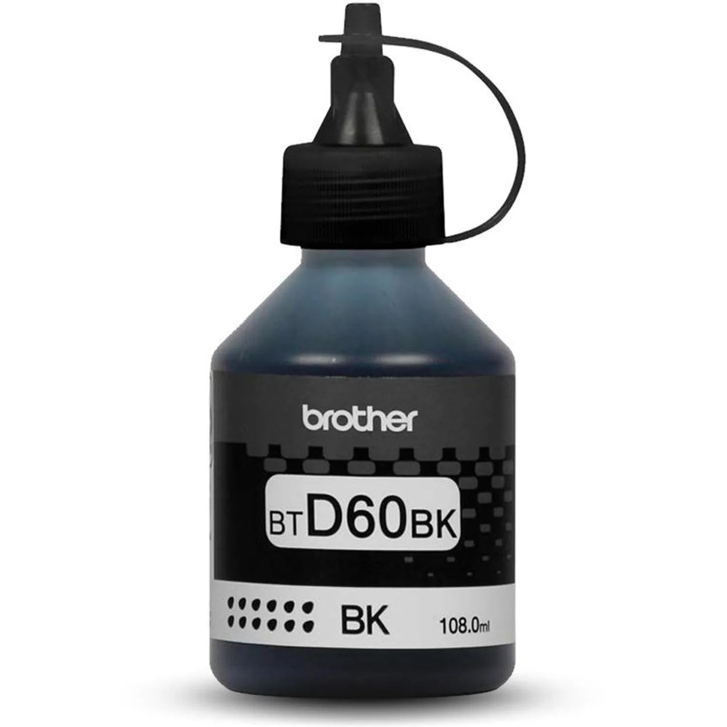 TINTA BROTHER D60BK NEGRO BLACK BOTELLA 108ML - 2