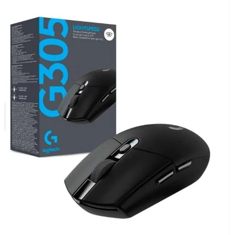 MOUSE LOGITECH INALÁMBRICO G305-NEGRO - 1